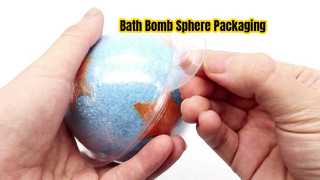 Bath Bomb Clear Plastic Sphere Packaging Durable PVC Container for Bath Products